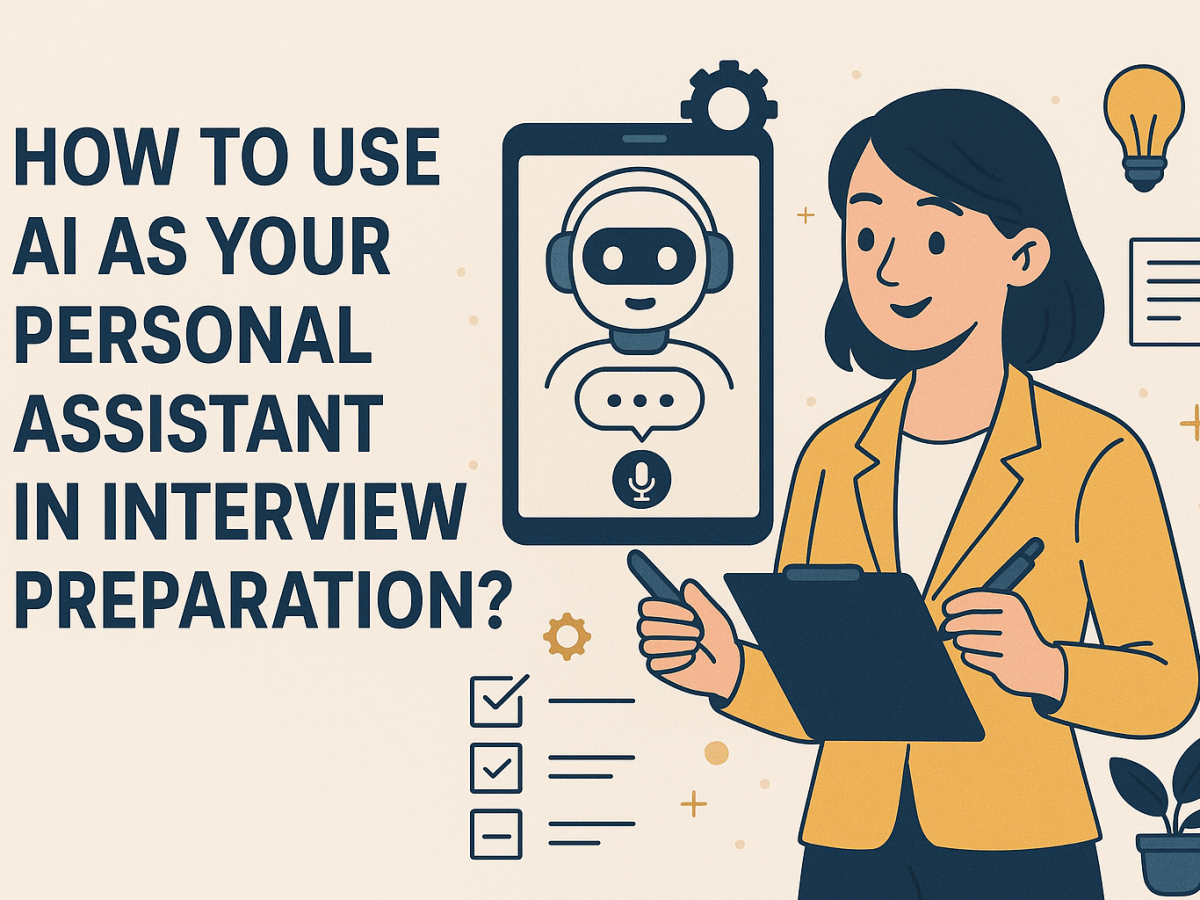 How to use AI as your personal assistant in interview preparation?